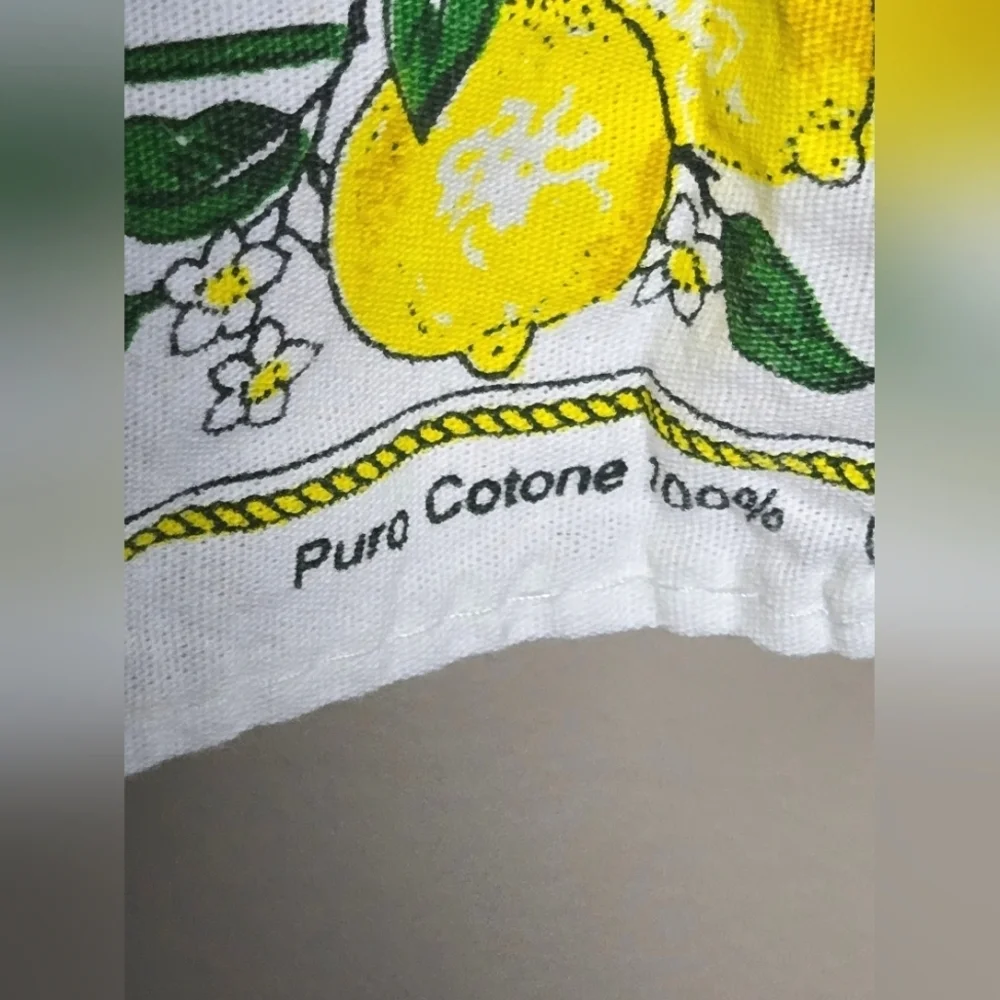 Made In Italy 100% Cotton Limoncello Recipe‎ Tea Towel